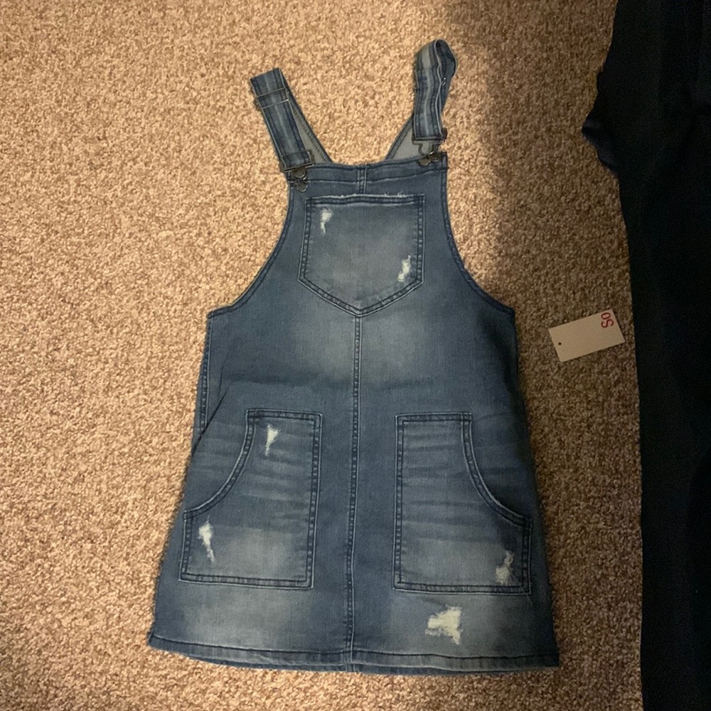 Jean skirt overall skirt!